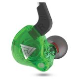 Ak6 3.5mm Kulak Kablolu Subwoofer Spor Kulaklık, Kablo Uzunluğu: Yaklaşık 1.2m - Yeşil