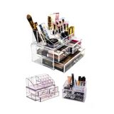 AK635 3 Çekmeceli Makyaj Düzenleyici Organizer Set Takı Kutusu Kozmetik Düzenleyici - --