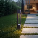 AKA Bahçe Aydınlatma Bollardı 60 cm 4000K Doğal Beyaz Işık, IP65 Su Geçirmez Alüminyum Dış Mekan Yolu, Villa, Peyzaj ve Teras LED Direk Lambası Modern Dekoratif Tasarım