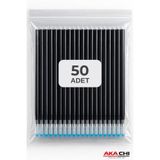 AKA CHI Isı ve Buhar ile Uçan Kalem İçi 2.50 ml Tekstil Kumaş Çizim Yedeği 50 Adet Siyah Silinebilir