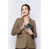 Aka Deri 445 %100 Hakiki Deri Bayan Cüzdan - Haki