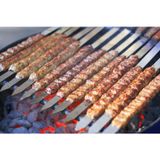 Aka Home Center 10 Adet 55 Cm Ömürlük Paslanmaz Adana Kebap Şişi Kıyma Adana Kebap Şiş