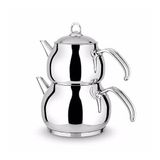 Aka Home Center Küre Metal Kulp Çelik Çaydanlık - Büyük Boy