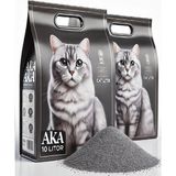 Akacat %100 Topaklanan Koku Hapseden, Tozsuz Sodyum Karbonlu Bentonit Kedi Kumu 2X10 Kg
