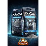 AKACAT Minimum Seviye Toz Aktif Karbonlu Topaklanan Kedi Kumu 10 Lt