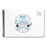 Akademi Çocuk 3AKonsept Tükenmez Resim Defteri 2 - 35 x 50 cm Ciltli Eğitim Kitabı Çizim İçin Uygun