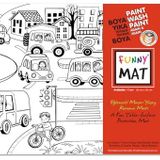 Akademi Çocuk Funny Mat - Araçlar 25X35Cm - Yeni