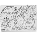 Akademi Çocuk Funny Mat - Dinozor - 25,0 x 35,0