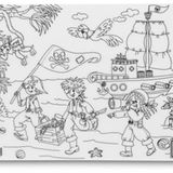 Akademi Çocuk Funny Mat Korsan - 25,0 x 35,0