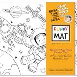 Akademi Çocuk Funny Mat - Uzay 25X35Cm - Yeni