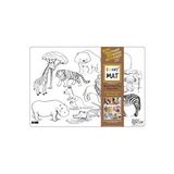 Akademi Çocuk Funny Mat Vahşi Hayvanlar 48x33.5 Cm