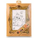 Akademi Çocuk Funny Mat -Washable Art - Kedi