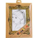 Akademi Çocuk Funny Mat Washable Art (Yıkanabilir Tuval) Johannes Vermeer - İnci Küpeli Kız