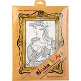 Akademi Çocuk Funny Mat Washable Art (Yıkanabilir Tuval) - Pablo Picasso - Seated Woman