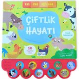 Akademi Çocuk Kat Kat Eğlence Çiftlik Hayatı ( 10 Farklı Hayvan Sesi + ) - Sesli Kitap