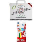 Akademi Çocuk Mini Set & Carioca Süper Yıkanabilir 6'lı Keçeli Kalem