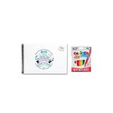 Akademi Çocuk -tükenmez Resim Defteri-2 - 25x35cm & Carioca 12 Lı Joy