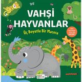 Akademi Çocuk Üç Boyutlu Bir Macera - Vahşi Hayvanlar (Ciltli)