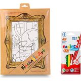 Akademi Çocuk Washable Art 2'li Set | Henri Matisse - The Cat With Red Fish, Carioca Joy 6'lı Boya Kalemi
