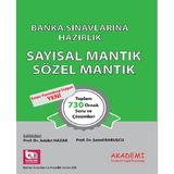 Akademi Consulting Training na Hazırlık Sayısal Mantık- Sözel Mantık Soru Bankası 2023