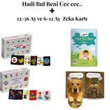 Akademik Zeka Hadi Bul Beni Cee Eee Türkçe & Ingilizce Sesli Yönerge - 12-36 Ay ve 6-12 Ay Zeka Kartları - WÇT