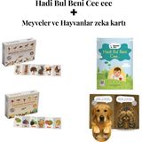 Akademik Zeka Hadi Bul Beni Cee Eee Türkçe & Ingilizce Sesli Yönerge-Bebeğimin Hayvan ve Meyve Keşfi Zeka Kartları - ETW