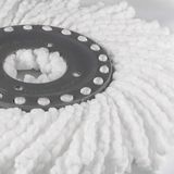 Akalın Professional Cleaning Products Akalın Temizlik Döner Başlıklı 1 Adet Mop Yedeği Mikrofiber Başlıklı Yüksek Emicilik Özelliği - Beyaz