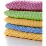 Akalın Temizlik Mikrofiber Temizlik Bezi Baklava Desen Cam Bezi Toz Leke Bırakmaz 40x 40 cm 4 Adet - 40X40