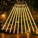 Akan Işık Gün Işığı Yağmur Damlası Led Işık 10 Dal 45 Cm Çubuklar 360 Ledli 4.60 Metre Vitrin
