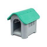 AKAN MARKETİNG Plastik Köpek Kulübesi 85X71X66 cm Yeşil Renkli Dayanıklı Yapı