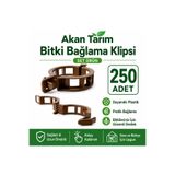 Akan Tarım Bitki ve Fide Bağlama Sabitleme Klipsi 250 Adet