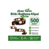 Akan Tarım Bitki ve Fide Bağlama Sabitleme Klipsi 500 Adet
