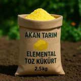 Akan Tarım Elemental Tarımsal Kükürt 2.5 kg | Akrep - Yılan Kovucu