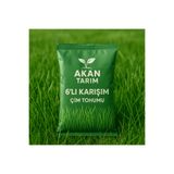 Akan Tarım Gerçek İthal Gerçek 6'lı Karışım Çok Yıllık Çim Tohumu 1 KG (ithalat belgeli)