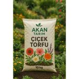 Akan Tarım Yüksek Kaliteli Çiçek Torfu 20 Litre 10 Kg | Bitkiler İçin Özel Çiçek Toprağı