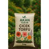 Akan Tarım Yüksek Kaliteli Çiçek Torfu – 5 kg | Bitkiler Için Özel Çiçek Toprağı 10 Litre