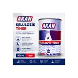 AKANA Selülozik Tiner 400 ml Teneke Kutuda Üstün Extra İnceltme ve Çözme