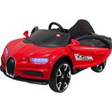 Akar Bravo Gt 12V Uzaktan Kumandalı Akülü Araba - Kırmızı (Deri Koltuk, Krom Jant, Yüksek Amperli Premium Seri) - Kırmızı - Siyah