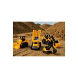 Akar Işmakinası Seti 3 Adet Dozer Kamyon Silindir Asfalt Kum Kamyonu Excavator 25cm