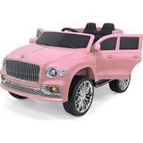 Akar Oyuncak Boss Kumandalı Akülü Araba -Pembe - Kırmızı - Siyah