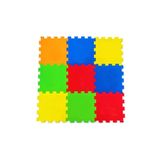 Akar Renkli Oyun Matı Düz 7mm 33x33 9lu