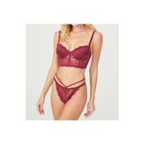 Akasha Lingerie Cansoy Dantel Korseli Hafif Destekli Bralet Sütyen Takımı