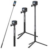 Akaso 120 cm Uzatılabilir Selfie Çubuğu ve Tripod Standı Aksiyon Kamera Aksesuarı