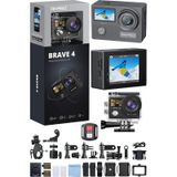 Akaso Brave 4 20 MP 170° 4K Wifi Aksiyon Kamerası siyah