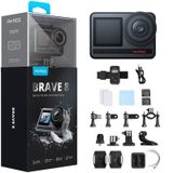 Akaso Brave 8 4K/60 FPS 48 MP Wi-Fi Dual Screen IPX8 Aksiyon Kamera ve Aksesuar Seti