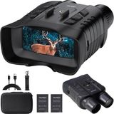 Akaso SEEMOR-200 4K Tam Renkli Video Kayıt Özellikli Gece Görüş Dürbünü, 3'' Ekran, Aı-Isp Teknolojisi ile 3280 Ft Görüntüleme ARALIĞI,16X Dijital Zoom, app kontrollü - 16,2*12*6,9 cm