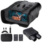 Akaso Seemor-200 4K Tam Renkli Video Kayıt Özellikli Gece Görüş Dürbünü, 3'' Ekran, AI-ISP Teknolojisi ile 3280 FT Görüntüleme Aralığı,16X Dijital Zoom, App Kontrollü