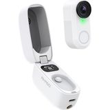 Akaso Snapx 4K/60FPS 20MP Wi-Fi Mini Aksiyon Kamerası - Beyaz - Standart