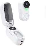 Akaso Snapx 4K/60FPS 20MP Wi-Fi Mini Aksiyon Kamera,taşınabilir Vücut Kamerası, Giyilebilir Video Kaydedici, Su Geçirmez, App Kontrollü, Ipx7 - Renk