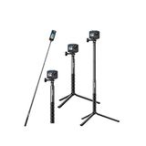 Akaso Uzatılabilir Selfie Çubuğu Ve Tripod Standı Aksiyon Kamera Aksesuarı 120 Cm - Siyah